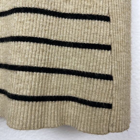 Cache Ribbed Stretch Cowl Neck Sweater Size Medium - Picture 4 of 10